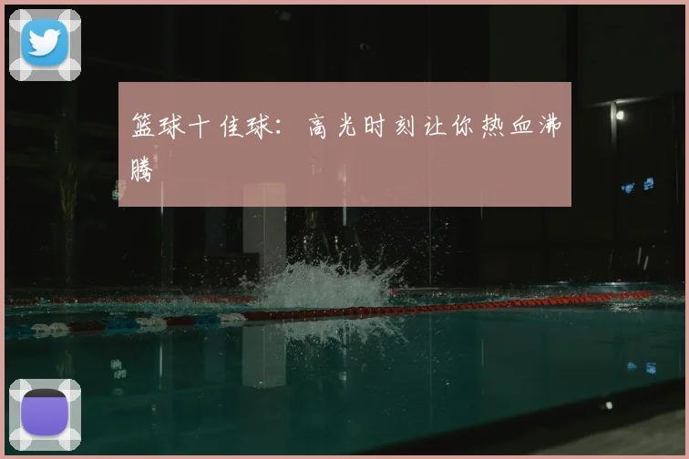 篮球十佳球：高光时刻让你热血沸腾